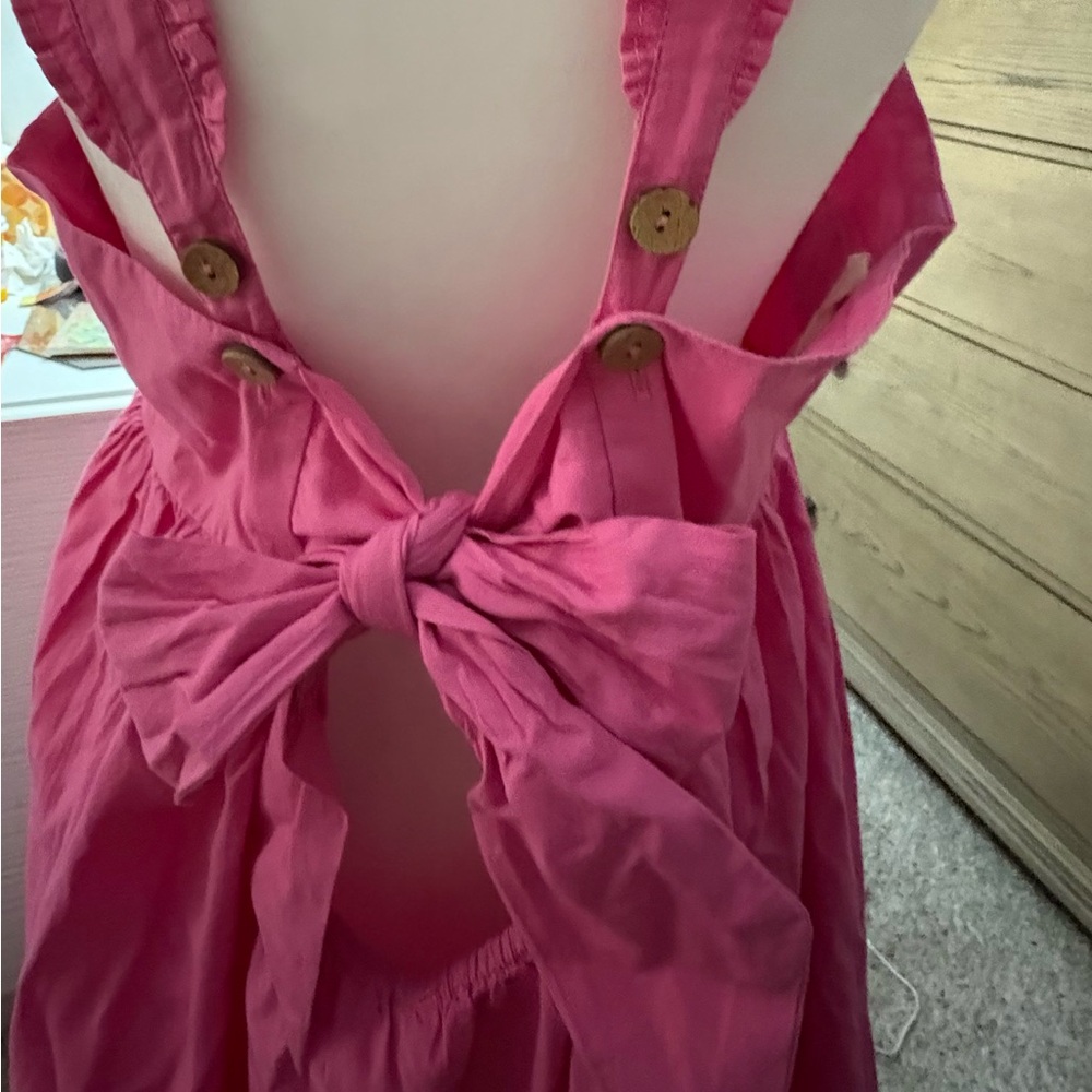 Free People Cotton Pink Maxi Dress - Picture 11 of 11